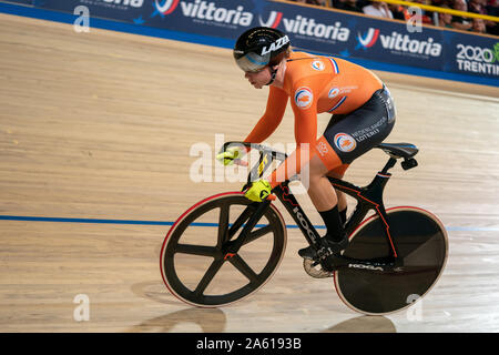 17 ottobre 2019 Apeldoorn, Paesi Bassi Trackcycling Campionato Europeo 2019 BRASPENNINCX Shanne Foto Stock