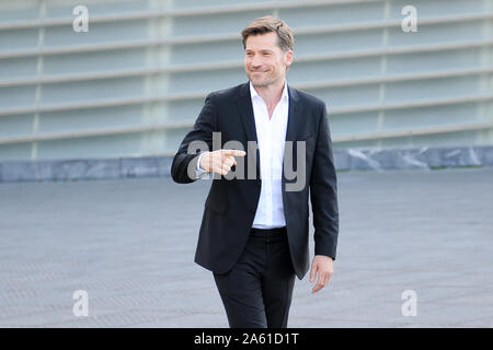 Nikolaj Coster-Waldau assiste photocall per il film "una seconda opportunità" (credito Immagine: © Julen Pascual Gonzalez) Foto Stock