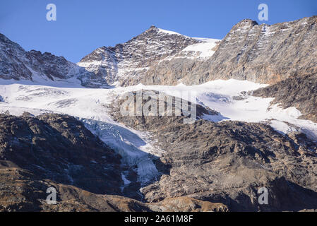 Diavolezza, Gletscher, Grigioni, Schweiz, Europa Foto Stock