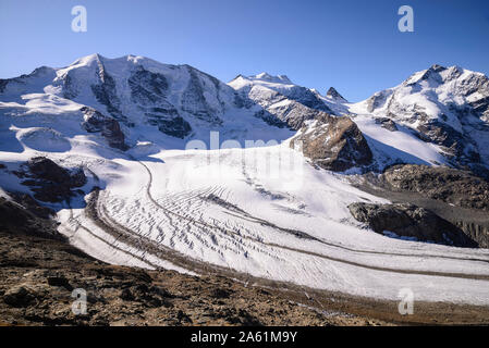 Diavolezza, Gletscher, Grigioni, Schweiz, Europa Foto Stock