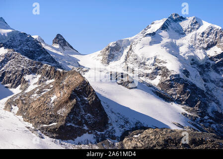 Diavolezza, Gletscher, Grigioni, Schweiz, Europa Foto Stock