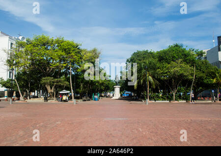 Simon Bolivar Park in Santa Marta Foto Stock