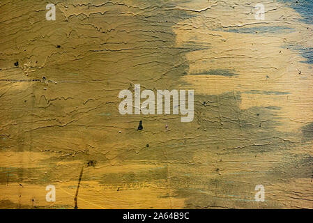 Texture in metallo con graffi e crepe che può essere utilizzata come sfondo Foto Stock