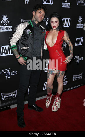 Ottobre 23, 2019, Las Vegas, NV, STATI UNITI D'AMERICA: 23 Ottobre 2019 - Las Vegas NV - le piccole mani, Joanna Angel. Lady Killer TV Premiere a Brenden teatri al Palms Casino Resort. Photo credit: MJT/AdMedia (credito Immagine: © Mjt/AdMedia via ZUMA filo) Foto Stock