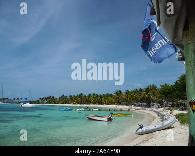 Salt Whistle Bay, Mayreau, St Vincent e Grenadine, dei Caraibi Foto Stock