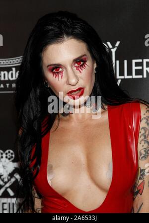 Las Vegas, NV, Stati Uniti d'America. 23 Ott, 2019. Joanna Angel presso gli arrivi per LADY KILLER TV Premiere, Brenden Theatre al Palms Casino Resort di Las Vegas, NV Ottobre 23, 2019. Credito: JA/Everett raccolta/Alamy Live News Foto Stock