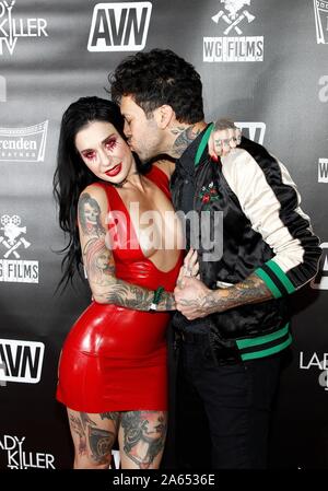 Las Vegas, NV, Stati Uniti d'America. 23 Ott, 2019. Joanna Angel, piccole mani presso gli arrivi per LADY KILLER TV Premiere, Brenden Theatre al Palms Casino Resort di Las Vegas, NV Ottobre 23, 2019. Credito: JA/Everett raccolta/Alamy Live News Foto Stock