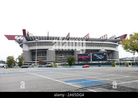 Milano, Italien. 23 Ott, 2019. firo: 23.10.2019, calcio, Champions League, stagione 2019/2020, 3° gruppo match Inter Milan - Borussia Dortmund, Giuseppe Meazza, panoramica, generale | Utilizzo di credito in tutto il mondo: dpa/Alamy Live News Foto Stock