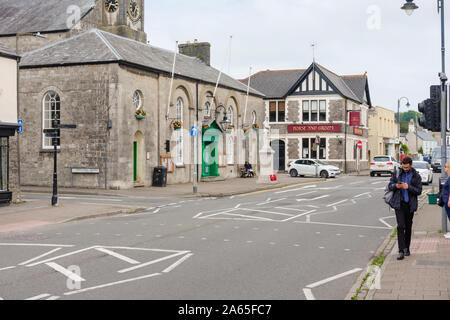 Cowbridge town hall High Street, Glamorgan, Wales, Regno Unito Foto Stock