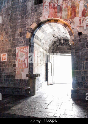 Gravedona, Italia - 16 Settembre 2017: chiesa di Santa Maria del Tiglio Foto Stock