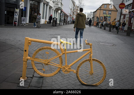 A Reykjavik, Islanda, 11 ottobre 2019. Foto Stock