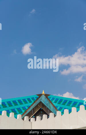Kuala Lumpur in Malesia. Il 17 marzo 2019. Il tetto della Moschea nazionale di Kuala Lumpur in Malesia Foto Stock
