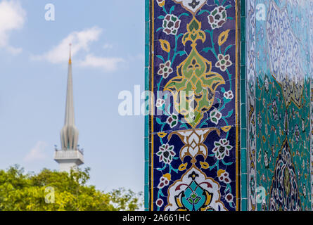 Una tipica vista in Kuala Lumpur in Malesia Foto Stock