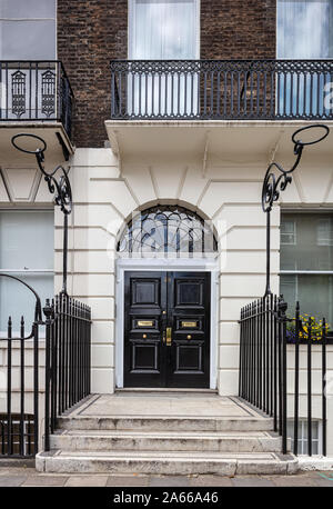 Alloggiamento georgiano in Gloucester Place, Londra. Foto Stock