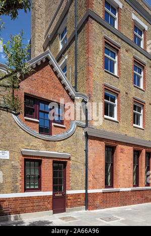 Capitolo casa appartamenti di lusso in Parker Street, Covent Garden. Un ex uomini vittoriano's hostel. Foto Stock