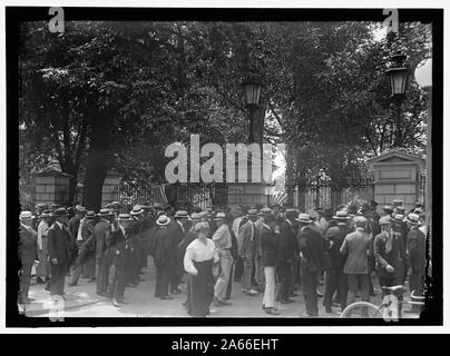 Donna suffragio riot al White House GATE Foto Stock