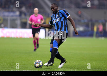 Millano, Italia. 23 ottobre 2019 . Uefa Champions League Gruppo F . FC Internazionale vs Borussia Dortmund. Romelu Lukaku di FC Internazionale. Foto Stock