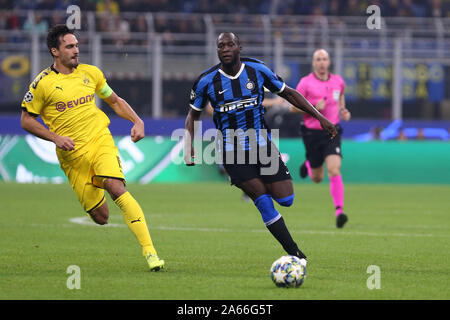Millano, Italia. 23 ottobre 2019 . Uefa Champions League Gruppo F . FC Internazionale vs Borussia Dortmund. Romelu Lukaku di FC Internazionale. Foto Stock