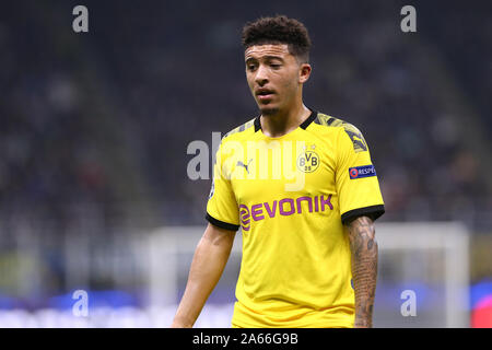 Millano, Italia. 23 ottobre 2019 . Uefa Champions League Gruppo F . FC Internazionale vs Borussia Dortmund. Jadon Sancho del Borussia Dortmund. Foto Stock