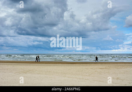 Il mar Baltico Majori beach. Jurmala, Riga. Lettonia Foto Stock