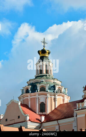 Chiesa di San Casimiro nella Città Vecchia, un sito Patrimonio Mondiale dell'Unesco. Vilnius, Lituania Foto Stock