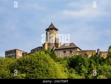 Il castello di Stara Lubovna, Regione di Presov, Slovacchia Foto Stock