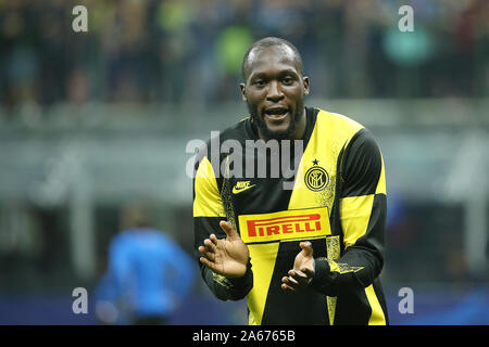 Milano, Italia. 23 Ott, 2019. calcio UEFA Champions League 2019-20 Inter vs BORUSSIA DORTMUNT 2-0 nell'immagine: LUKAKU romeru Credit: Indipendente Agenzia fotografica/Alamy Live News Foto Stock