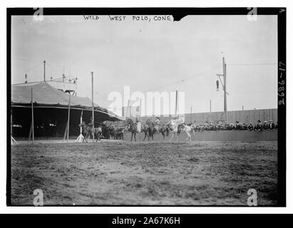 Wild West Polo, Coney Isl. Foto Stock