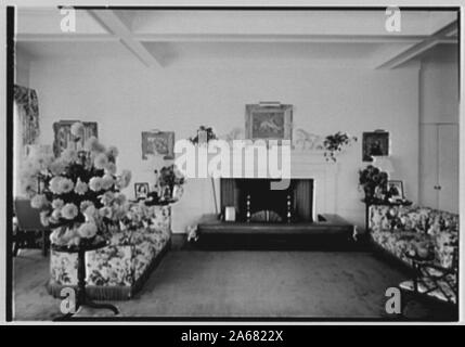 William S. Paley, residence a Manhasset, Long Island. Foto Stock