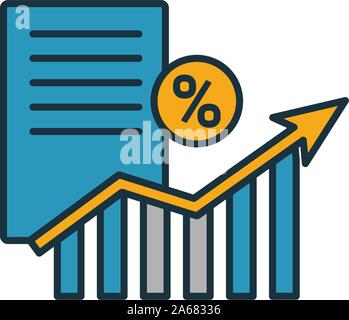 Statistiche icon set. Quattro elementi in diversi stili da online marketing raccolta di icone. Statistiche Creative icone riempito, bordato e colorato Illustrazione Vettoriale