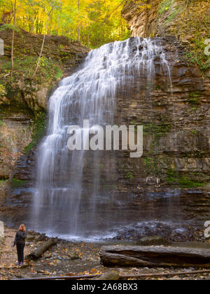 Tiffany Falls, Ancaster, Ontario Foto Stock