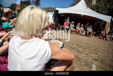 Festival vittoriosa, Southsea Common, Portsmouth, Regno Unito 2019. Credito: Charlie Raven/Alamy Foto Stock