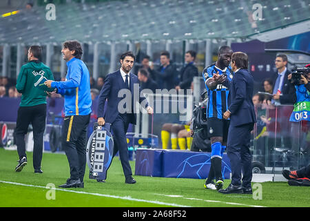 Milano, Italia. 23 Ott, 2019. romelu lukaku (fc internazionale) sostituzioneduring, Soccer Champions League campionato Gli uomini in Milano, Italia, 23 Ottobre 2019 - LPS/Fabrizio Carabelli Credito: Fabrizio Carabelli/LP/ZUMA filo/Alamy Live News Foto Stock