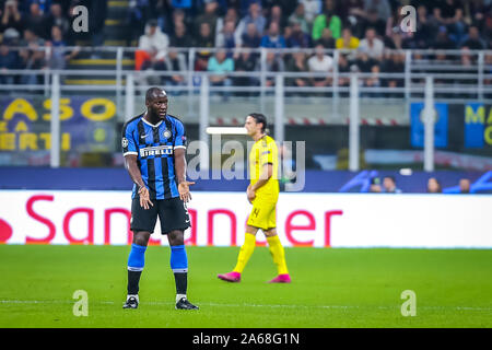 Milano, Italia. 23 Ott, 2019. romelu lukaku (fc internazionale)durante partite di Champions League campionato Gli uomini in Milano, Italia, 23 Ottobre 2019 - LPS/Fabrizio Carabelli Credito: Fabrizio Carabelli/LP/ZUMA filo/Alamy Live News Foto Stock