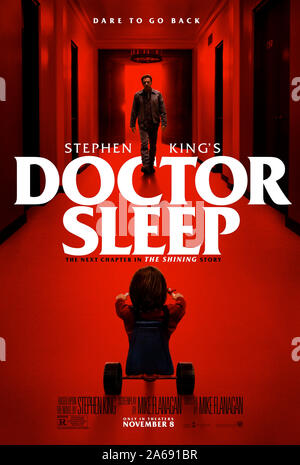Medico di sonno (2019) diretto da Mike Flanagan e interpretato da Rebecca Ferguson, Ewan McGregor e Giacobbe Tremblay. Adattamento di Stephen King sequel del la splendente. Foto Stock