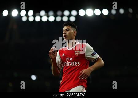 Emirates Stadium, Londra, Regno Unito. 24 ott 2019. UEFA Europa League Calcio, Arsenal contro Vitoria de Guimaraes, Gabriel Martinelli di Arsenal - Editoriale usare carte di credito: Azione Plus sport/Alamy Live News Foto Stock