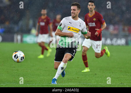 Roma, Italia. 25 ott 2019. Europa League terzo turno Roma v Borussia Monchengladbach. Stadio Olimpico di Roma (Italia), Ottobre 24th, 2019 Patrick Hermann Credit: Indipendente Agenzia fotografica/Alamy Live News Foto Stock