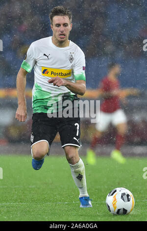 Roma, Italia. 25 ott 2019. Europa League terzo turno Roma v Borussia Monchengladbach. Stadio Olimpico di Roma (Italia), Ottobre 24th, 2019 Patrick Hermann Credit: Indipendente Agenzia fotografica/Alamy Live News Foto Stock
