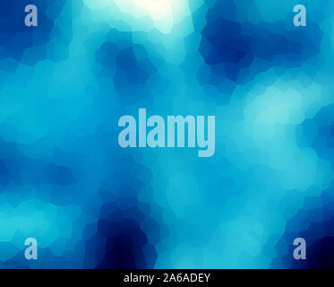 Abstract di piastrelle a mosaico texture . Blu poligono geometrico cellule . Modello a griglia . Forme geometriche dello sfondo. Foto Stock