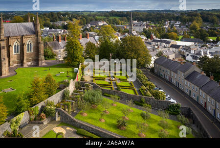 Vista aerea di Armagh City, County Armagh, Irlanda del Nord Foto Stock