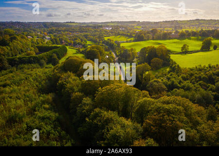 Minnowburn spiagge e il fiume Lagan Belfast Foto Stock