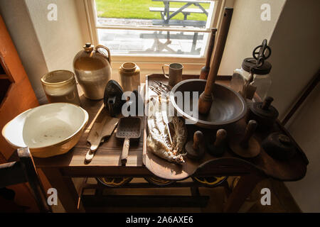 Andrew Jackson Cottage, Carrickfergus Foto Stock