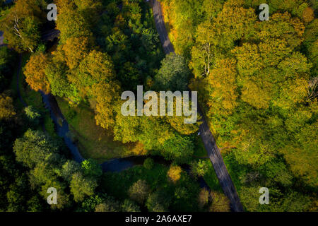 Minnowburn spiagge e il fiume Lagan Belfast Foto Stock