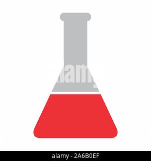 Pallone da laboratorio icona Illustrazione Vettoriale