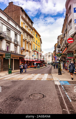 LOURDES - 15 juin 2019: Street di Lourdes, Francia Foto Stock