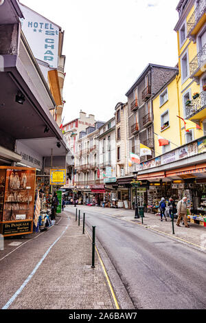 LOURDES - 15 juin 2019: Street di Lourdes, Francia Foto Stock