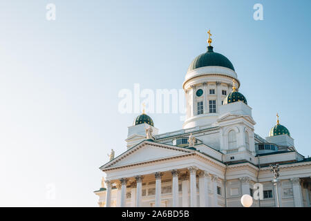 La cattedrale di Helsinki a Helsinki in Finlandia Foto Stock