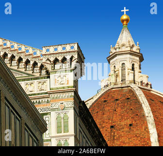 Cattedrale di Santa Maria del Fiore di Firenze, chiamato il Duomo. Foto Stock