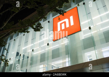 Xiaomi flagship store a Shenzhen in Cina. Foto Stock