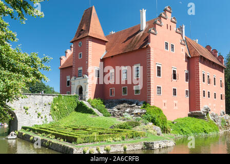 Vervena Lhota Castello, Repubblica Ceca Foto Stock